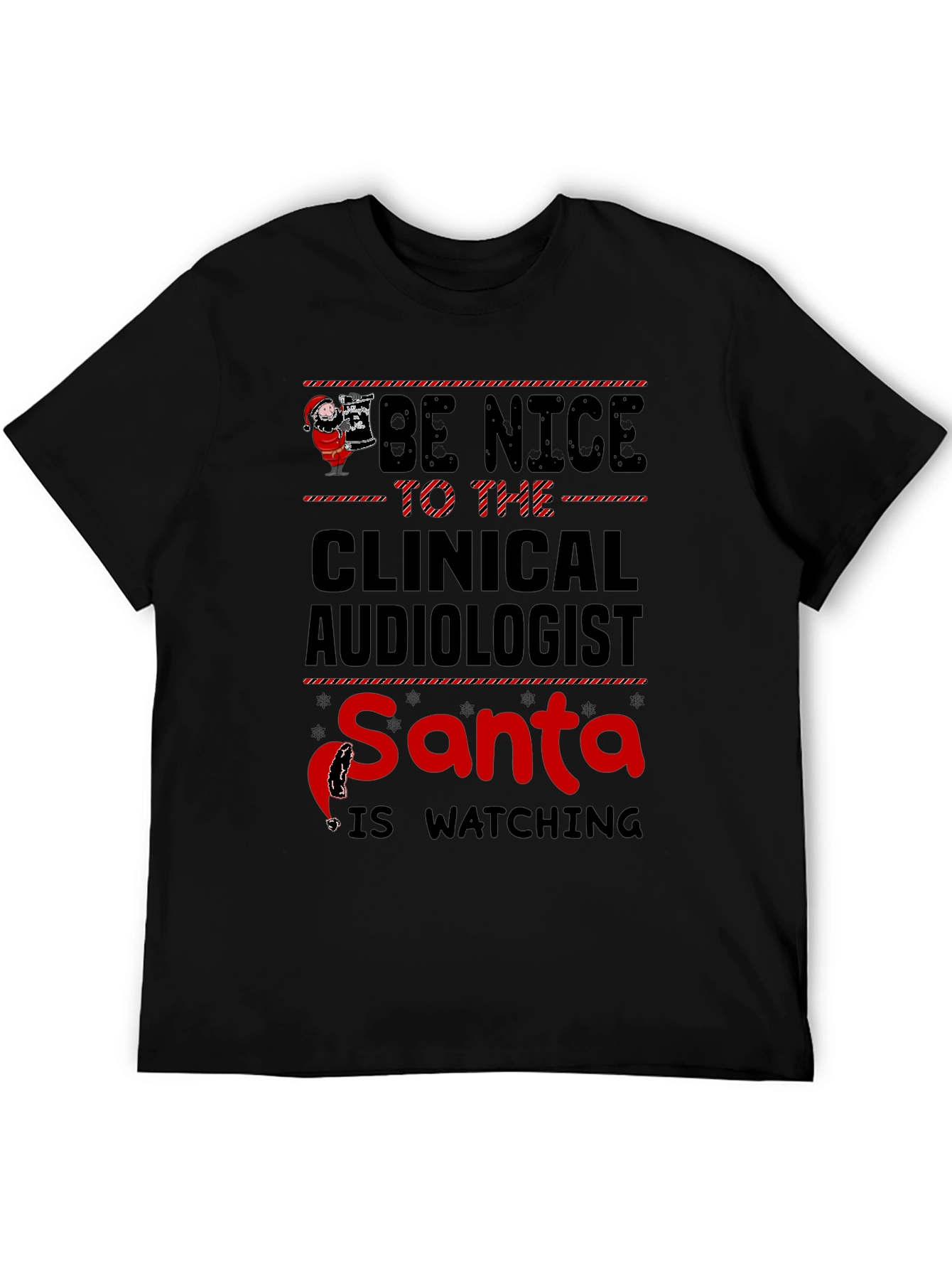 Clinical Audiologist Santa T-Shirt