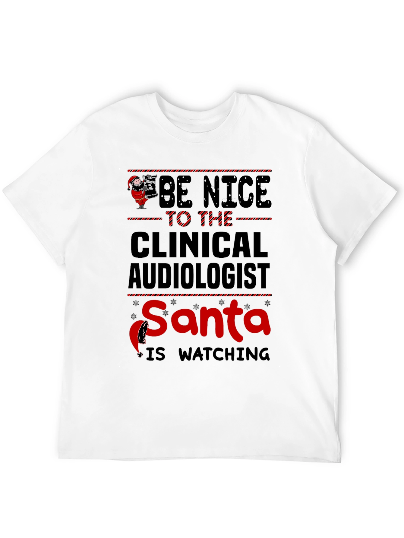 Clinical Audiologist Santa T-Shirt