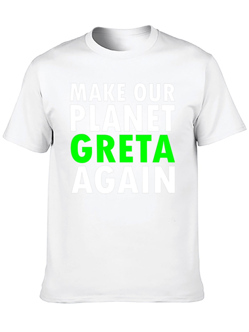Greta Planet T-Shirt - Environmental Awareness