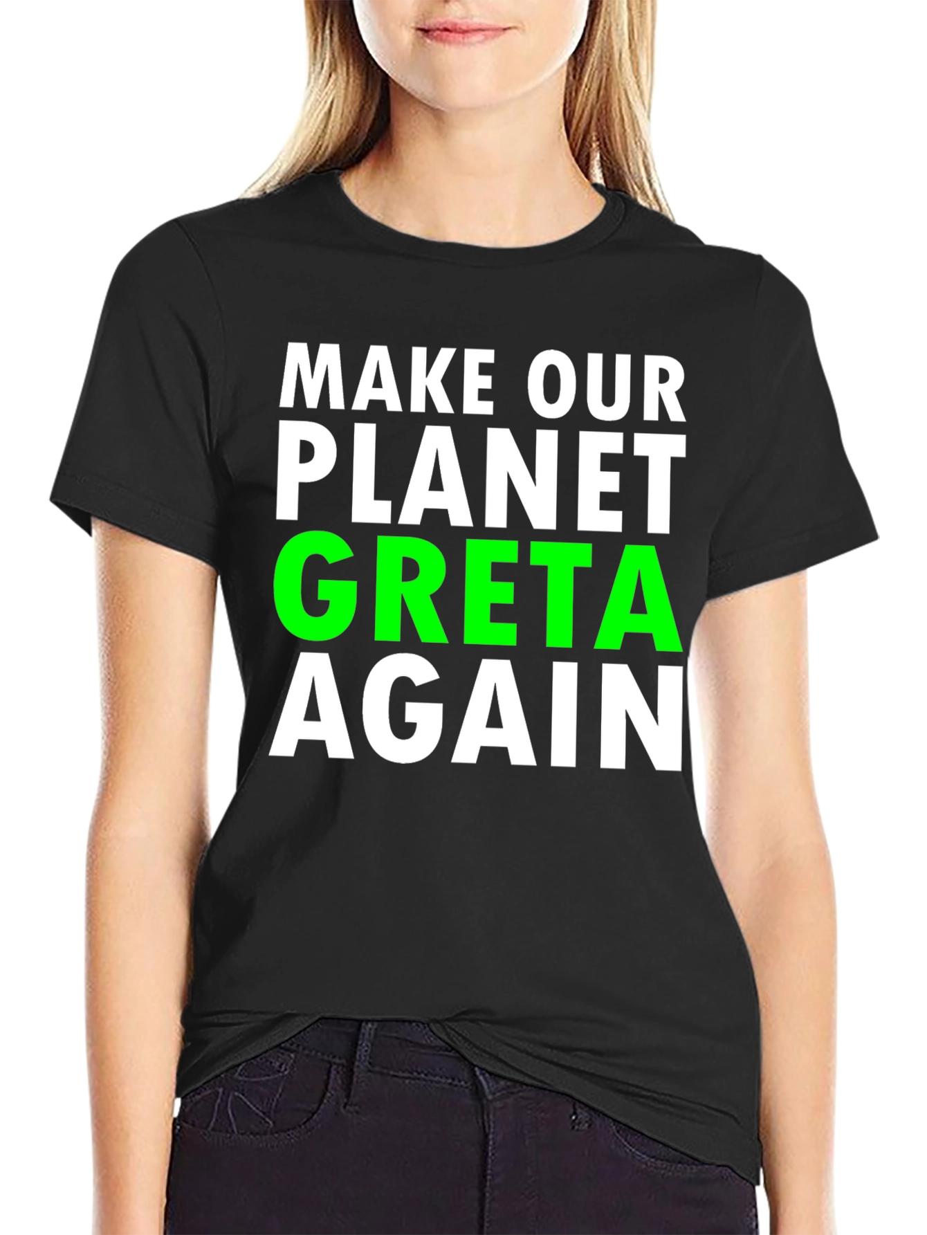Greta Planet T-Shirt - Environmental Awareness