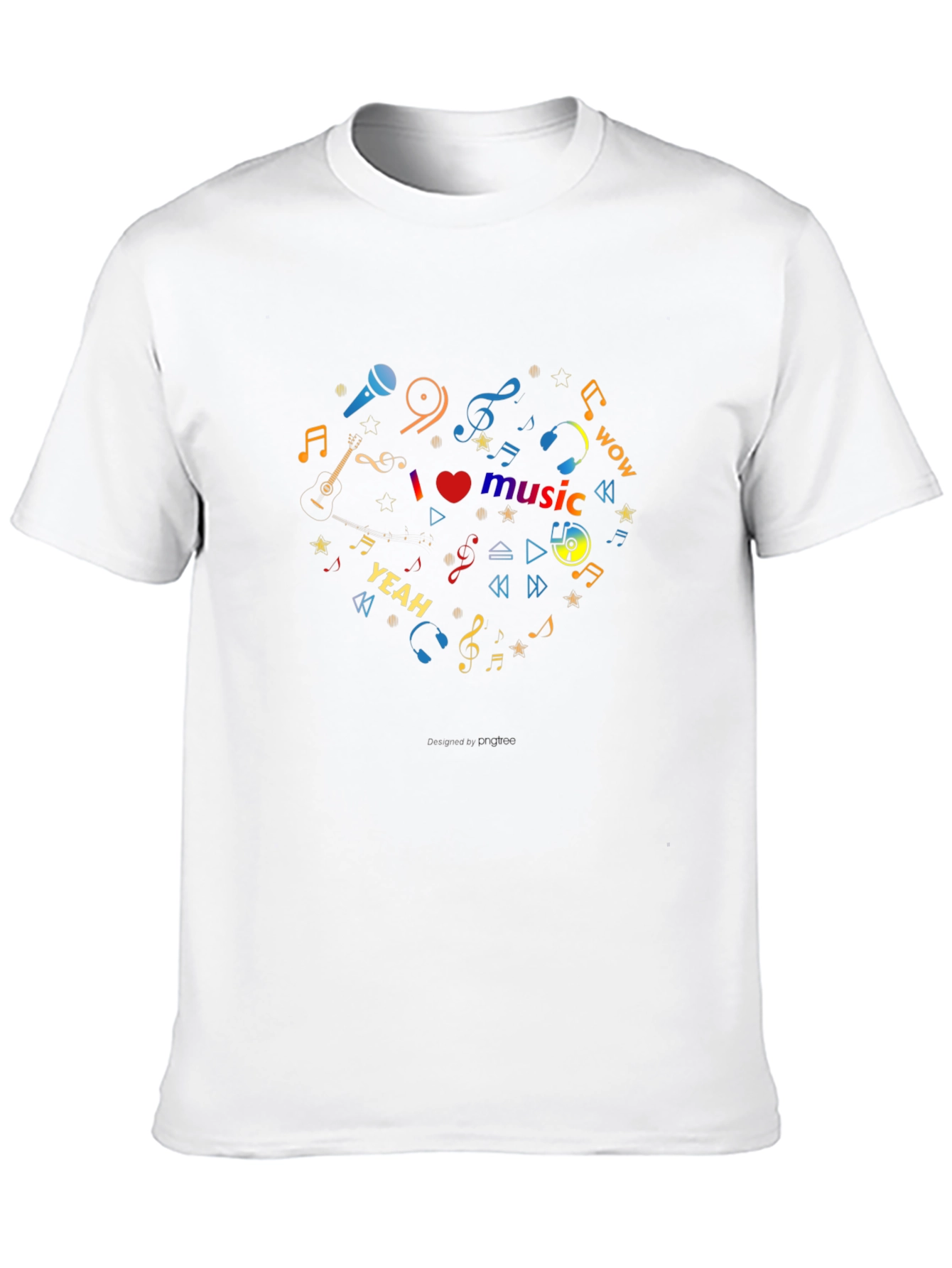 I Love Music Graphic T-Shirt