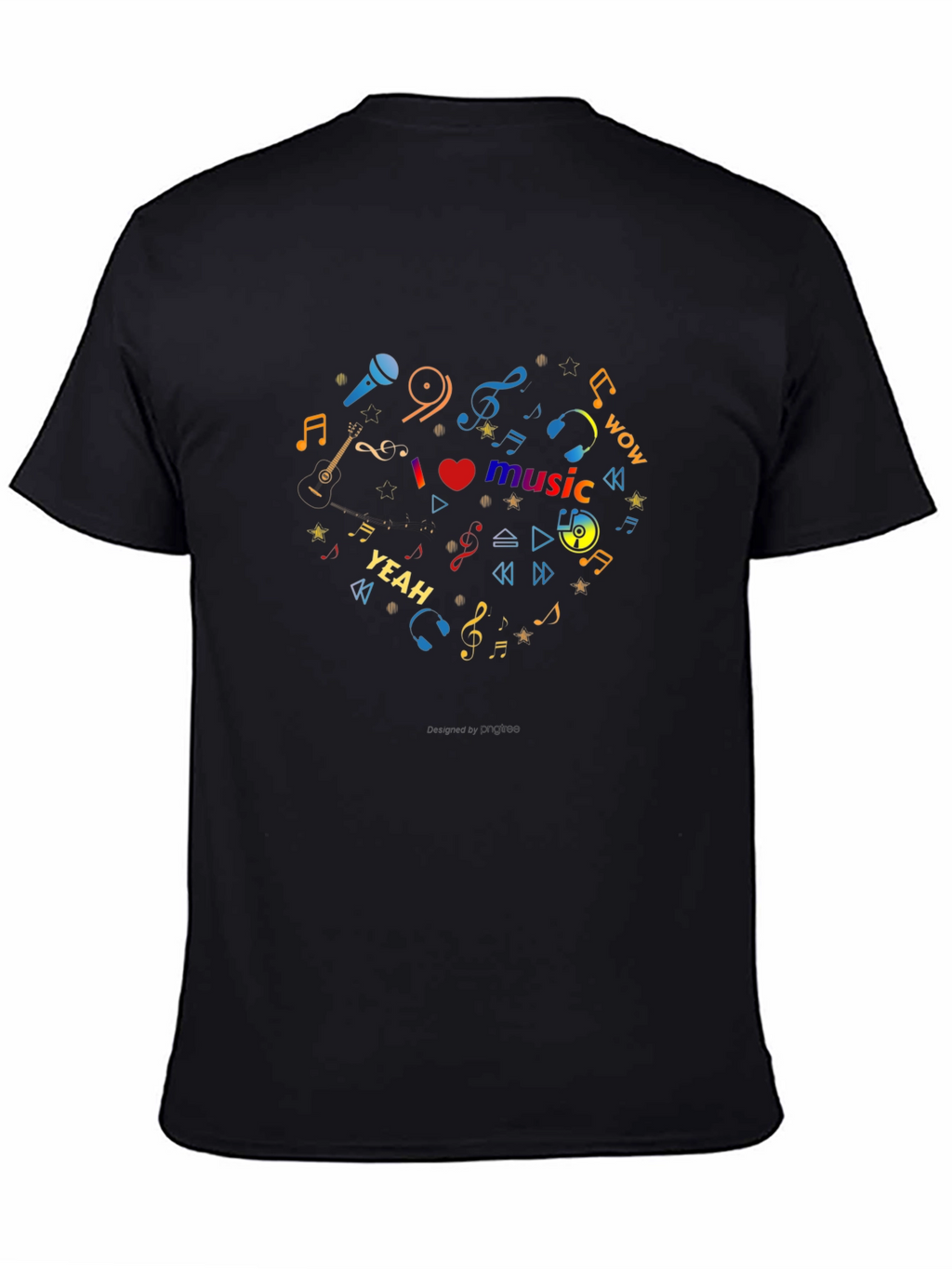 I Love Music Graphic T-Shirt