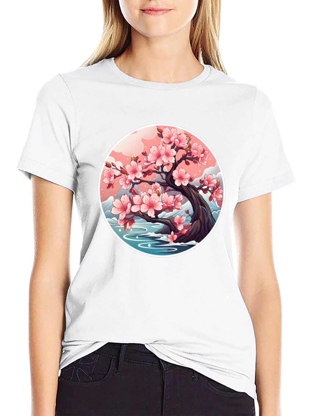 Sakura Blossom Tree Graphic T-Shirt - Unisex