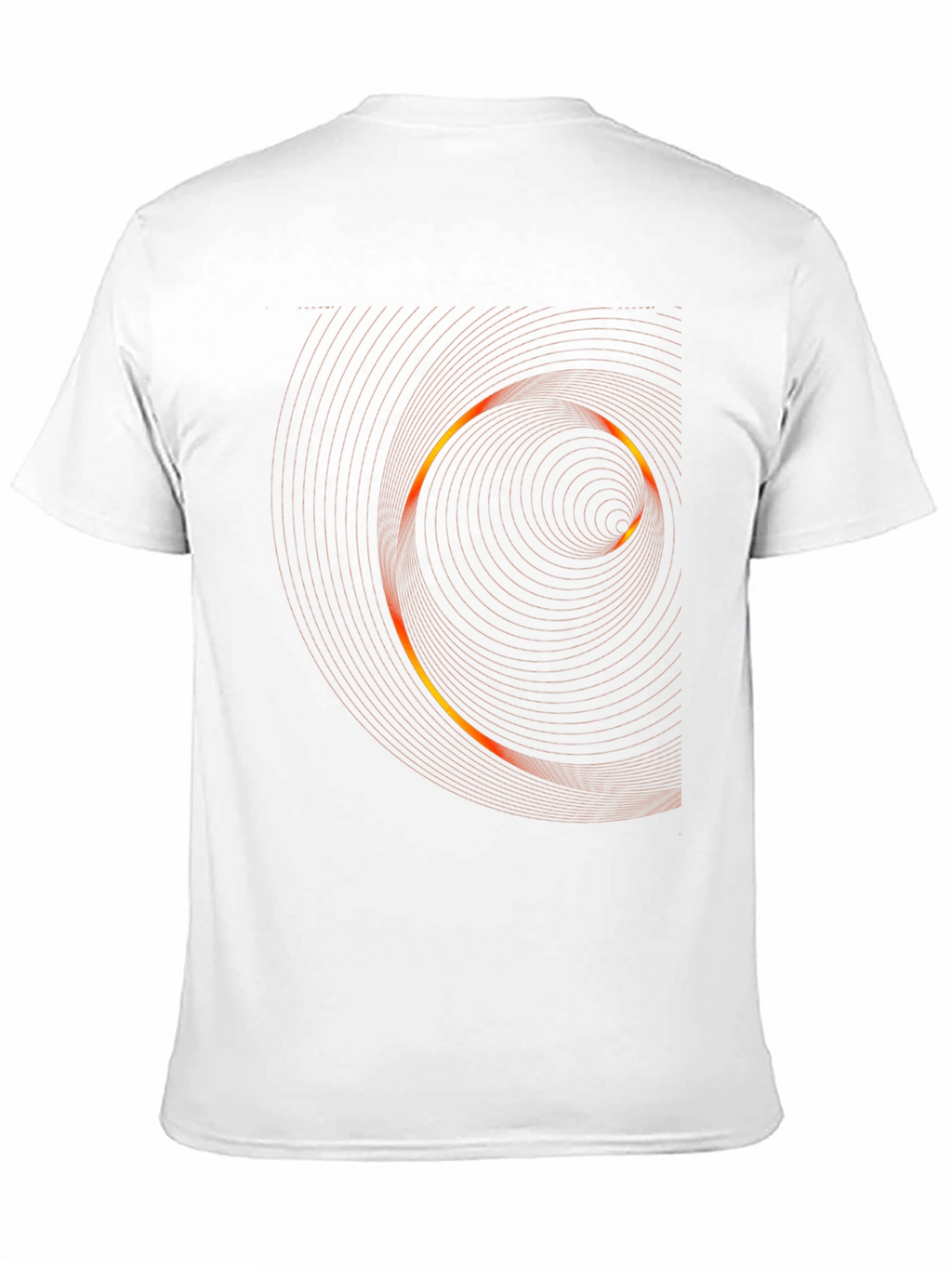 Modern Swirl Graphic Black T-Shirt
