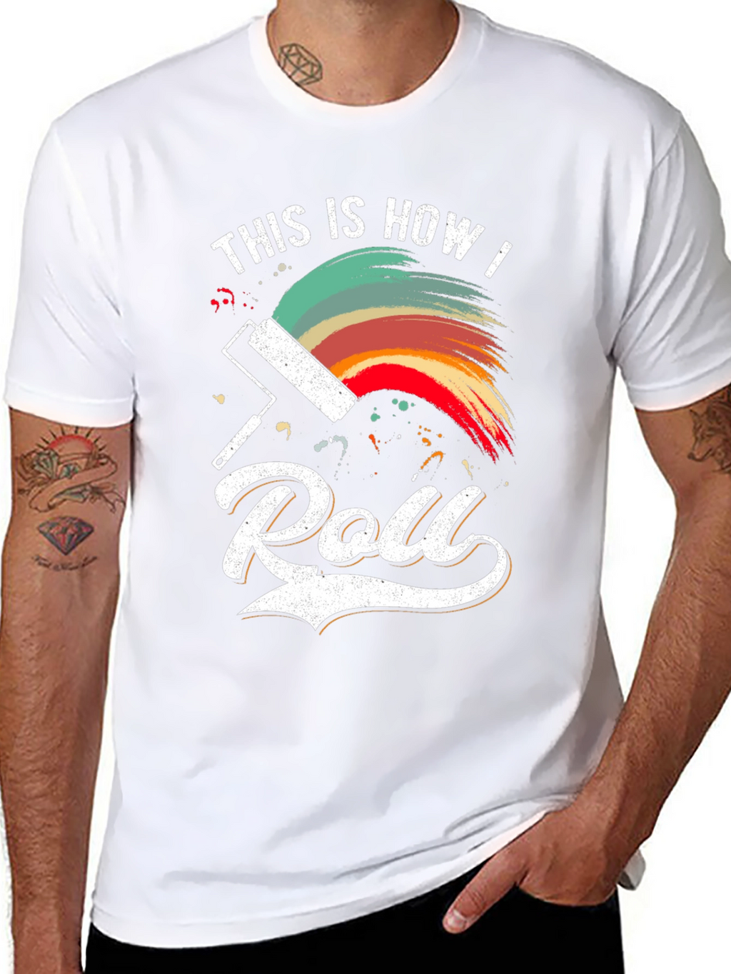 This is How I Roll Painting T-Shirt