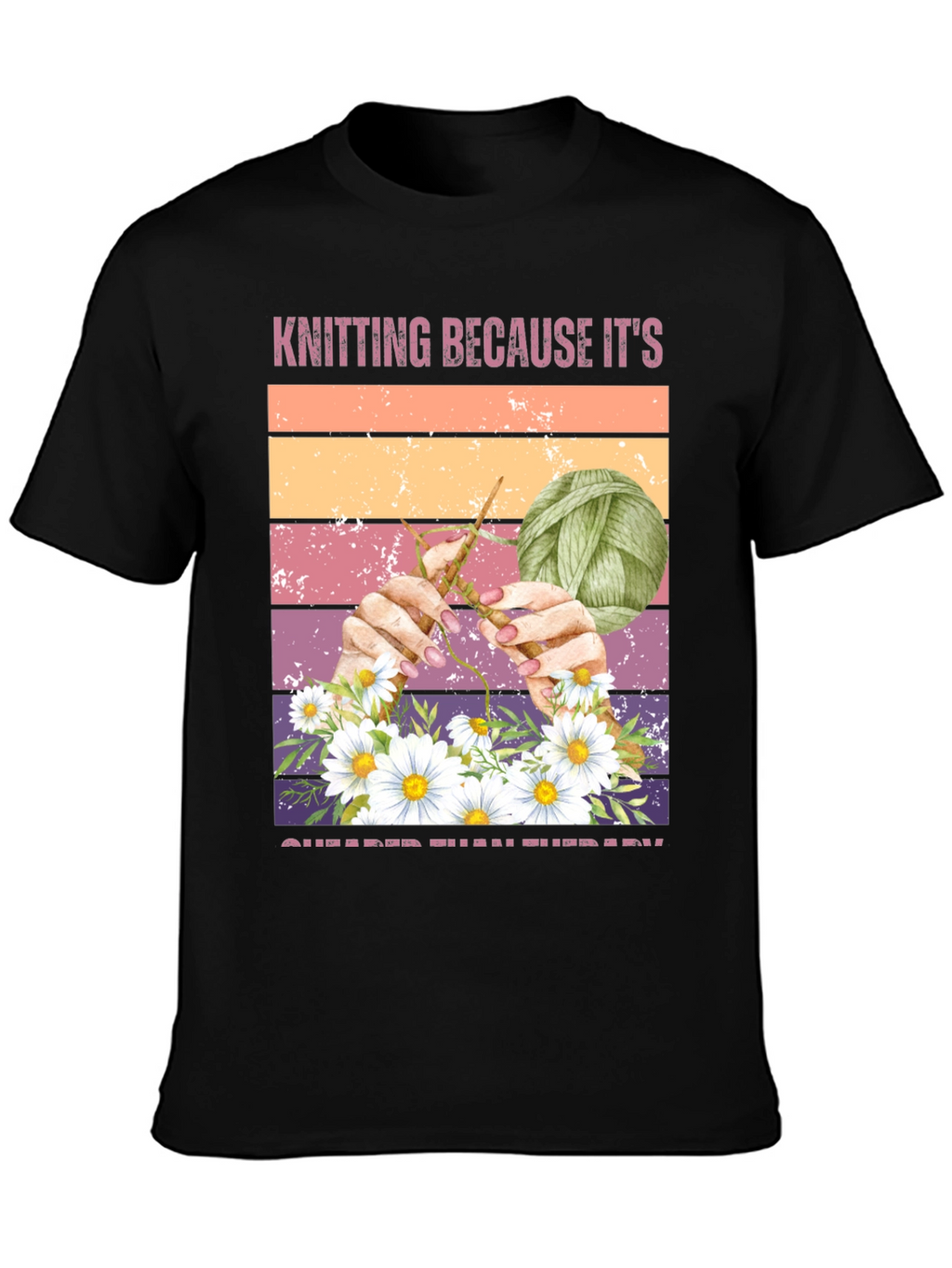 Knitting Therapy T-Shirt