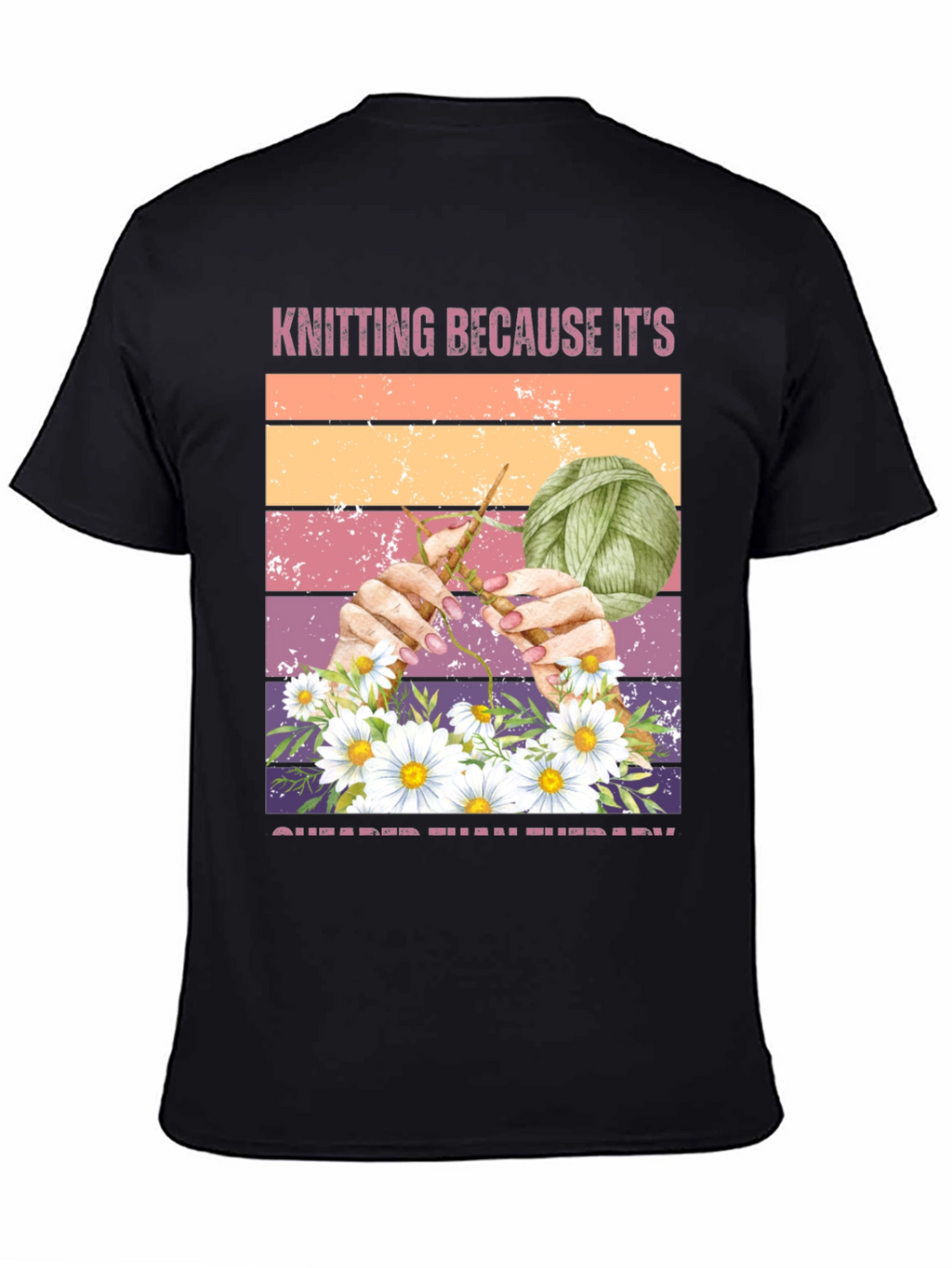 Knitting Therapy T-Shirt