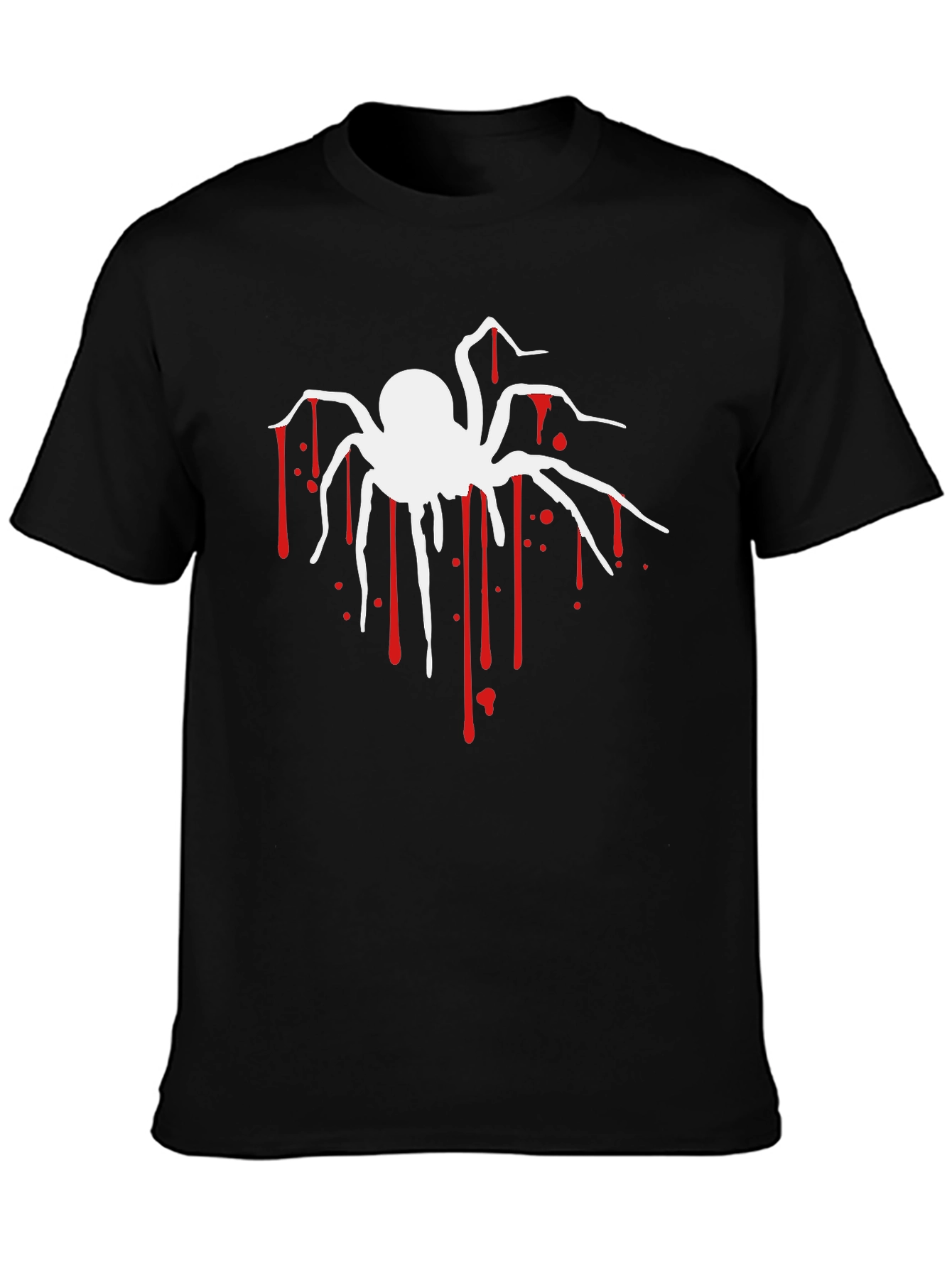 Creepy Spider Graphic Tee - Halloween T-Shirt