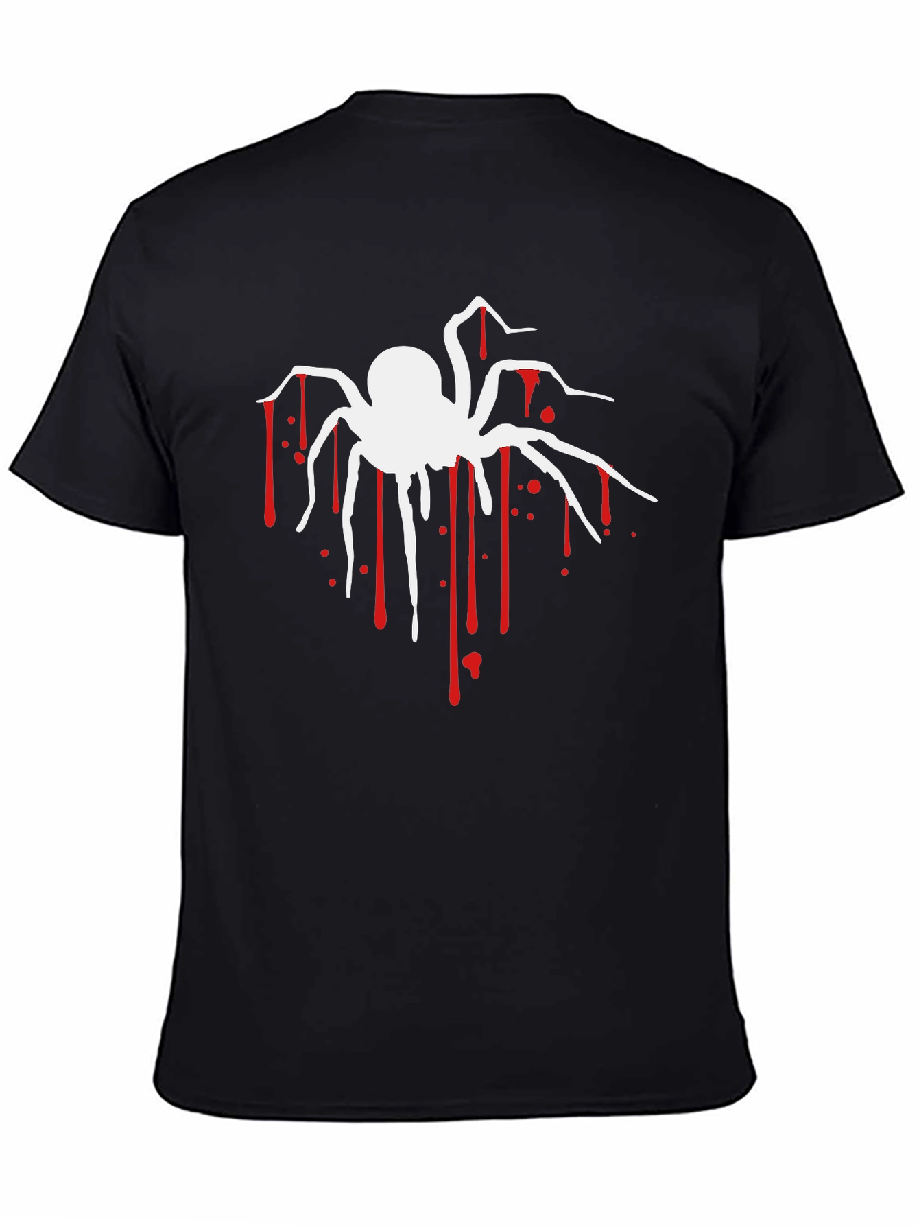 Creepy Spider Graphic Tee - Halloween T-Shirt
