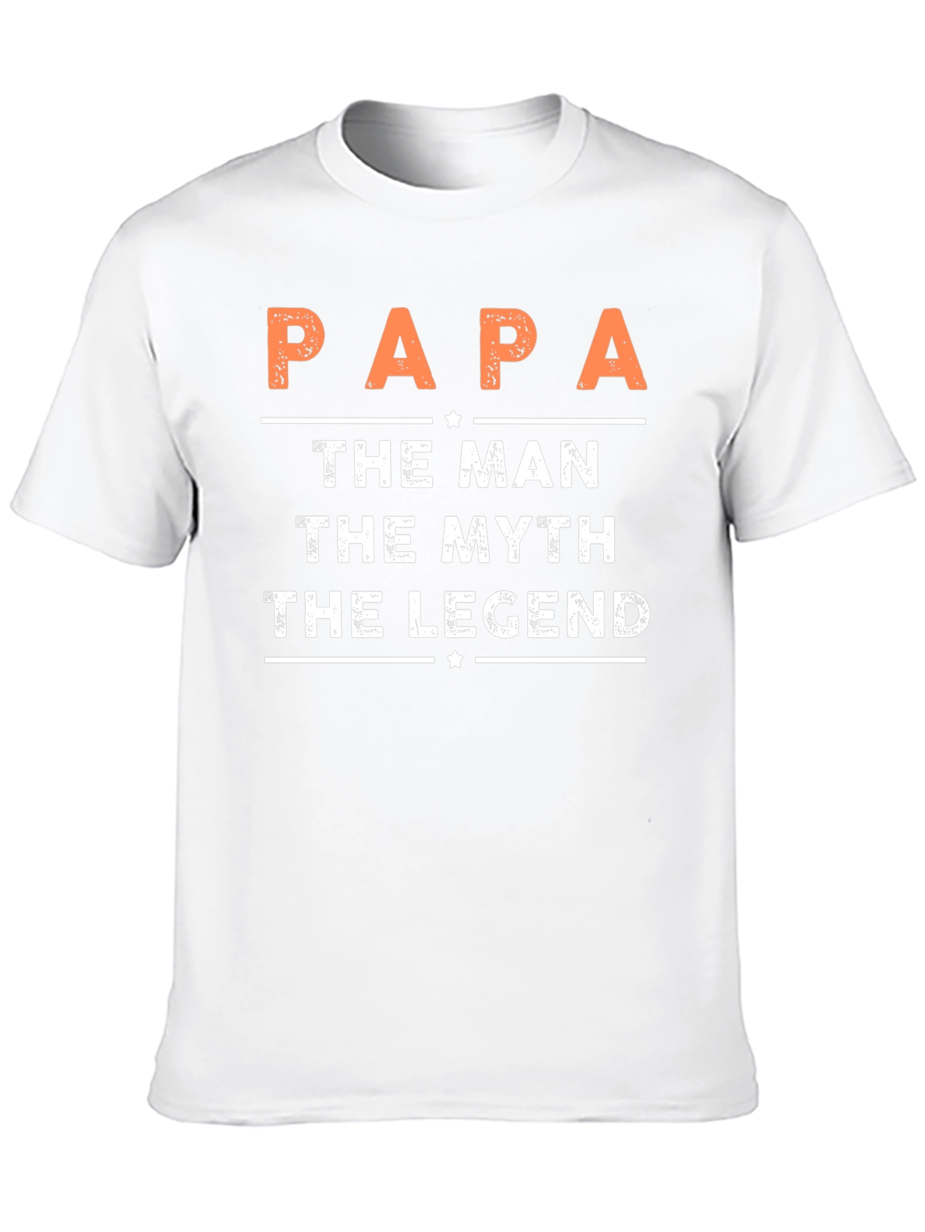 Papa The Man Myth Legend Graphic Tee