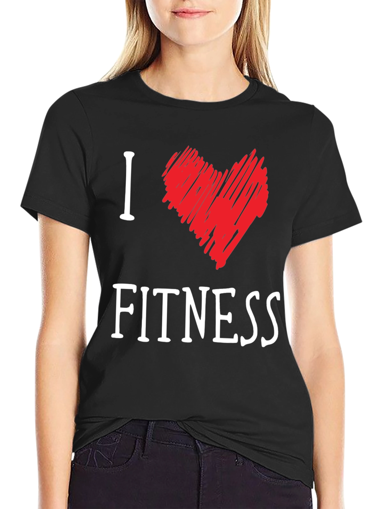 I Love Fitness Graphic Tee