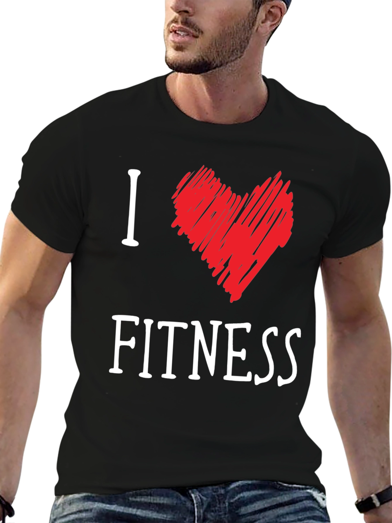 I Love Fitness Graphic Tee