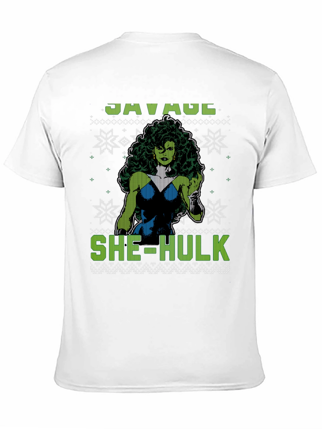Savage She-Hulk Ugly Christmas Sweater T-Shirt