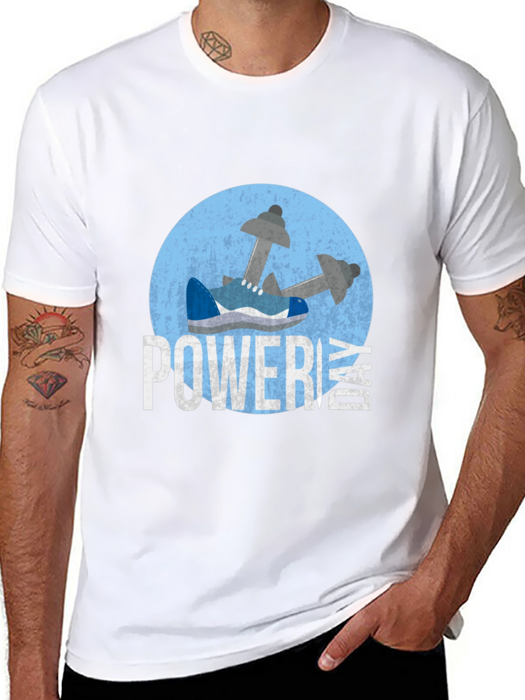 Power Day Black T-Shirt