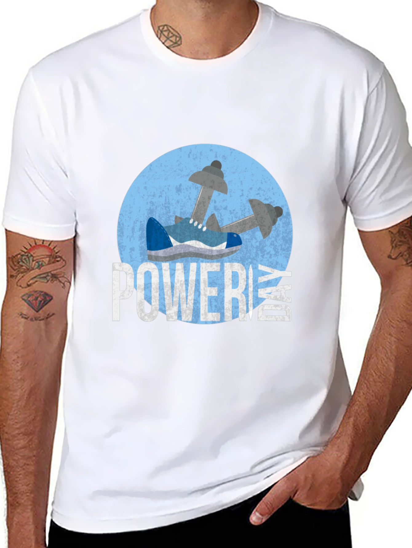 Power Day Black T-Shirt