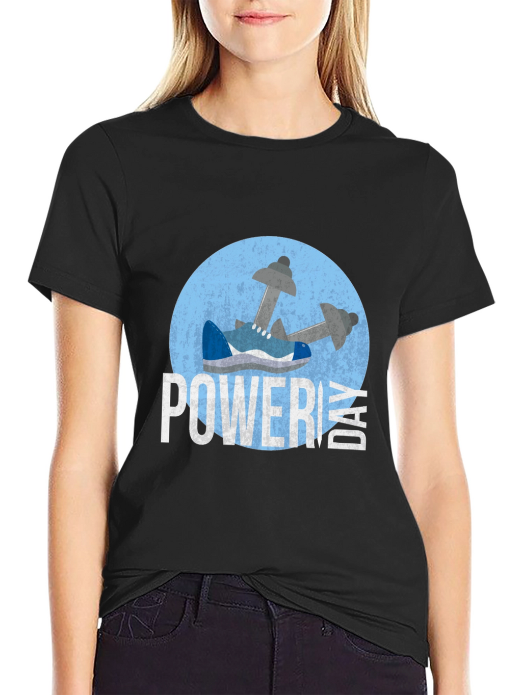 Power Day Black T-Shirt
