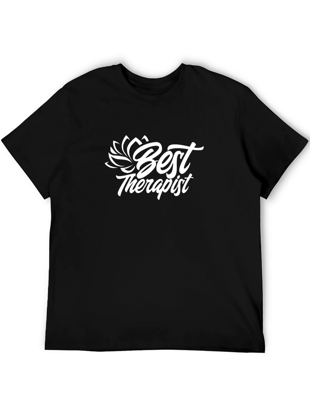 Best Therapist T-Shirt - Lotus Design