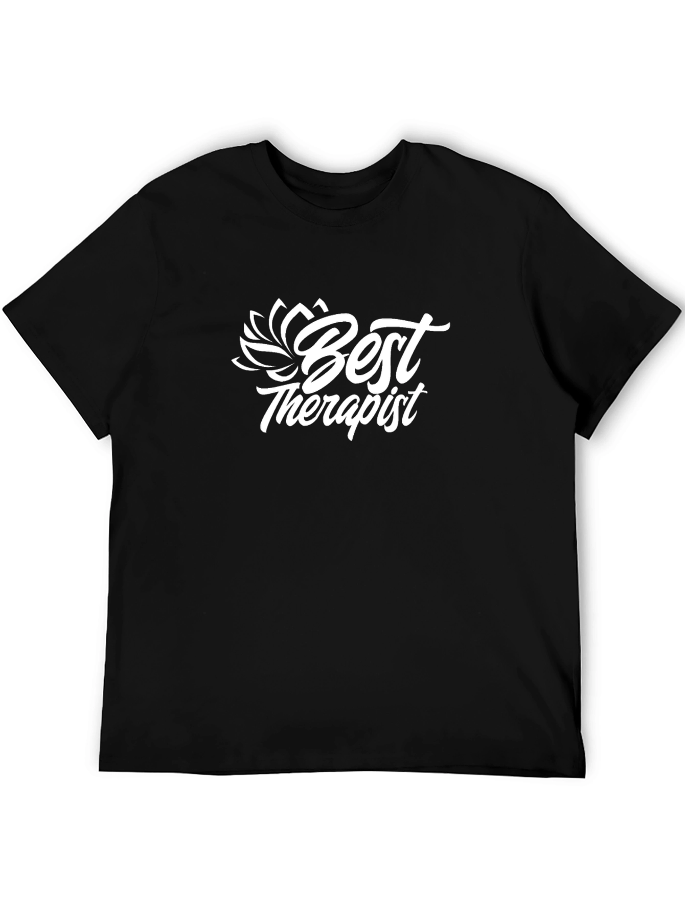 Best Therapist T-Shirt - Lotus Design