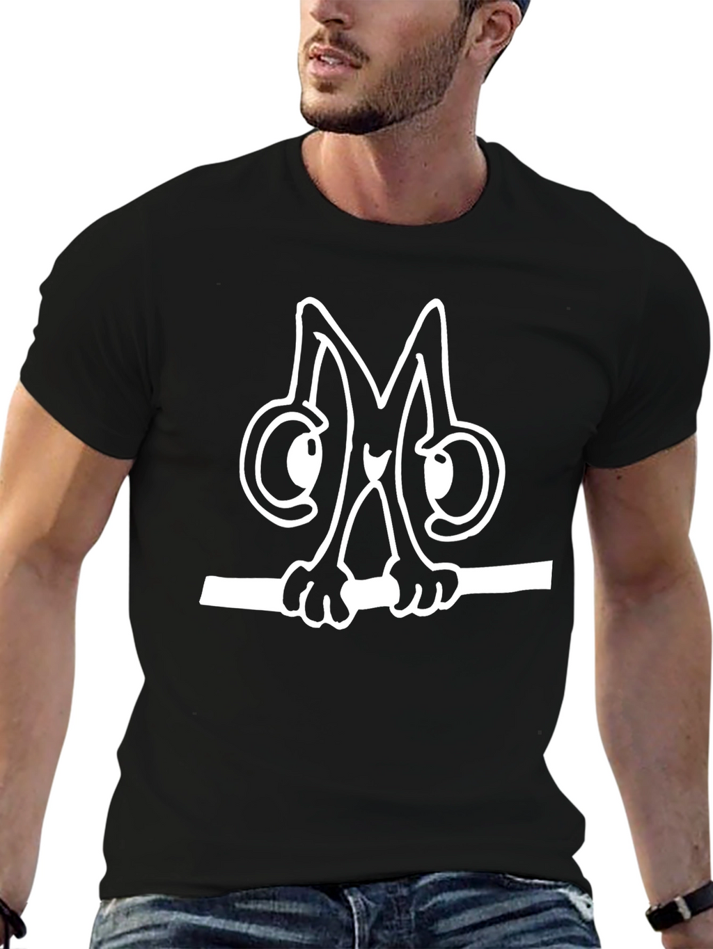 Unique Graphic Tee - Funny Cartoon Character Print
