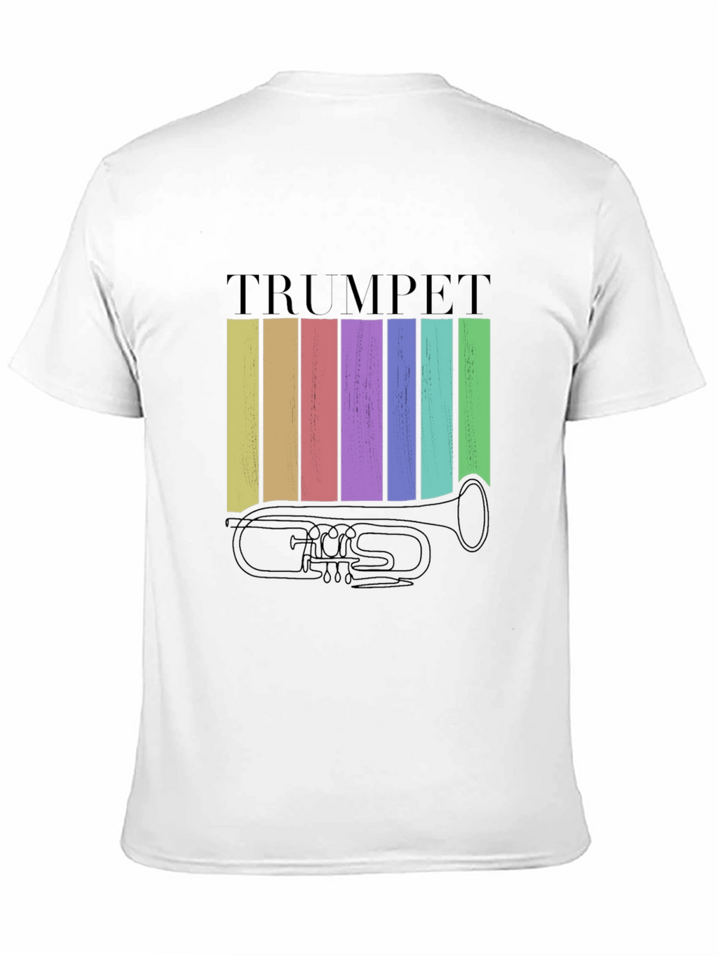 Retro Trumpet Graphic Tee - Musical Instrument T-Shirt