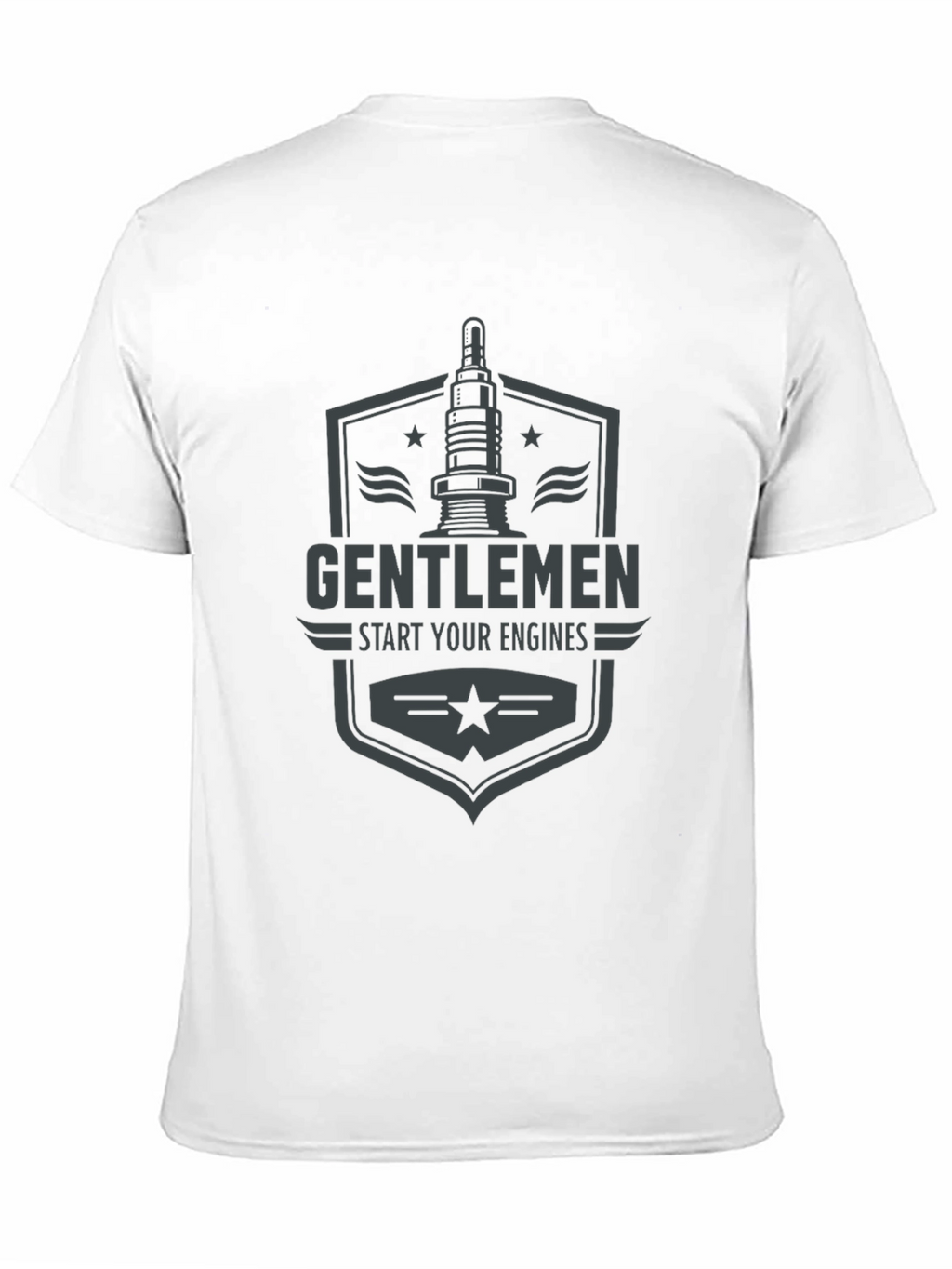 Gentlemen Start Your Engines Graphic Tee - Black