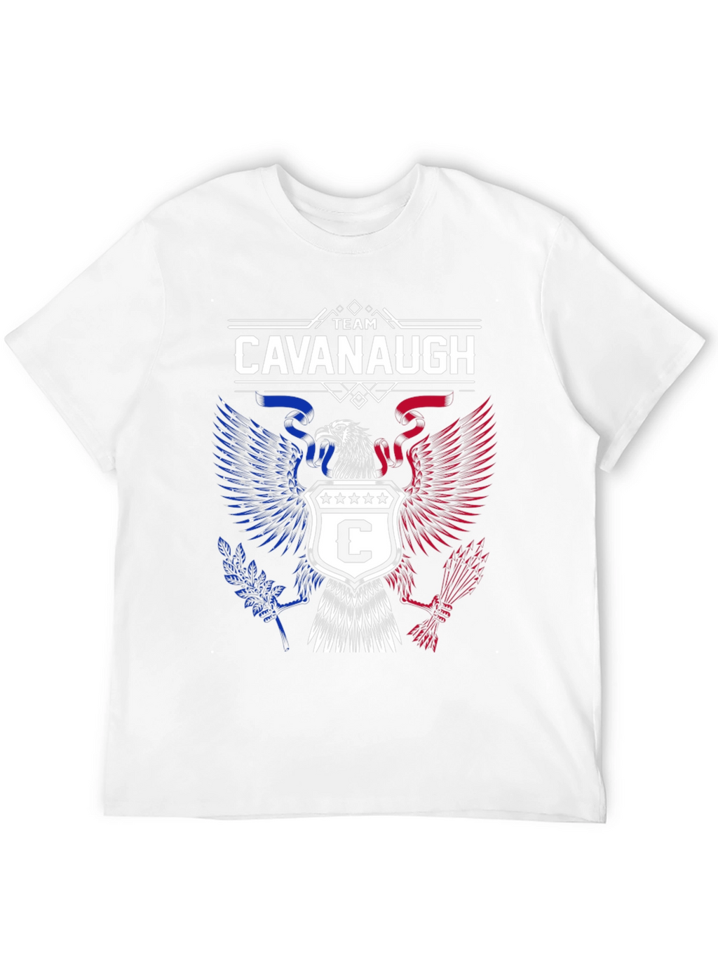 Team Cavanaugh Eagle Graphic T-Shirt - Patriotic Style