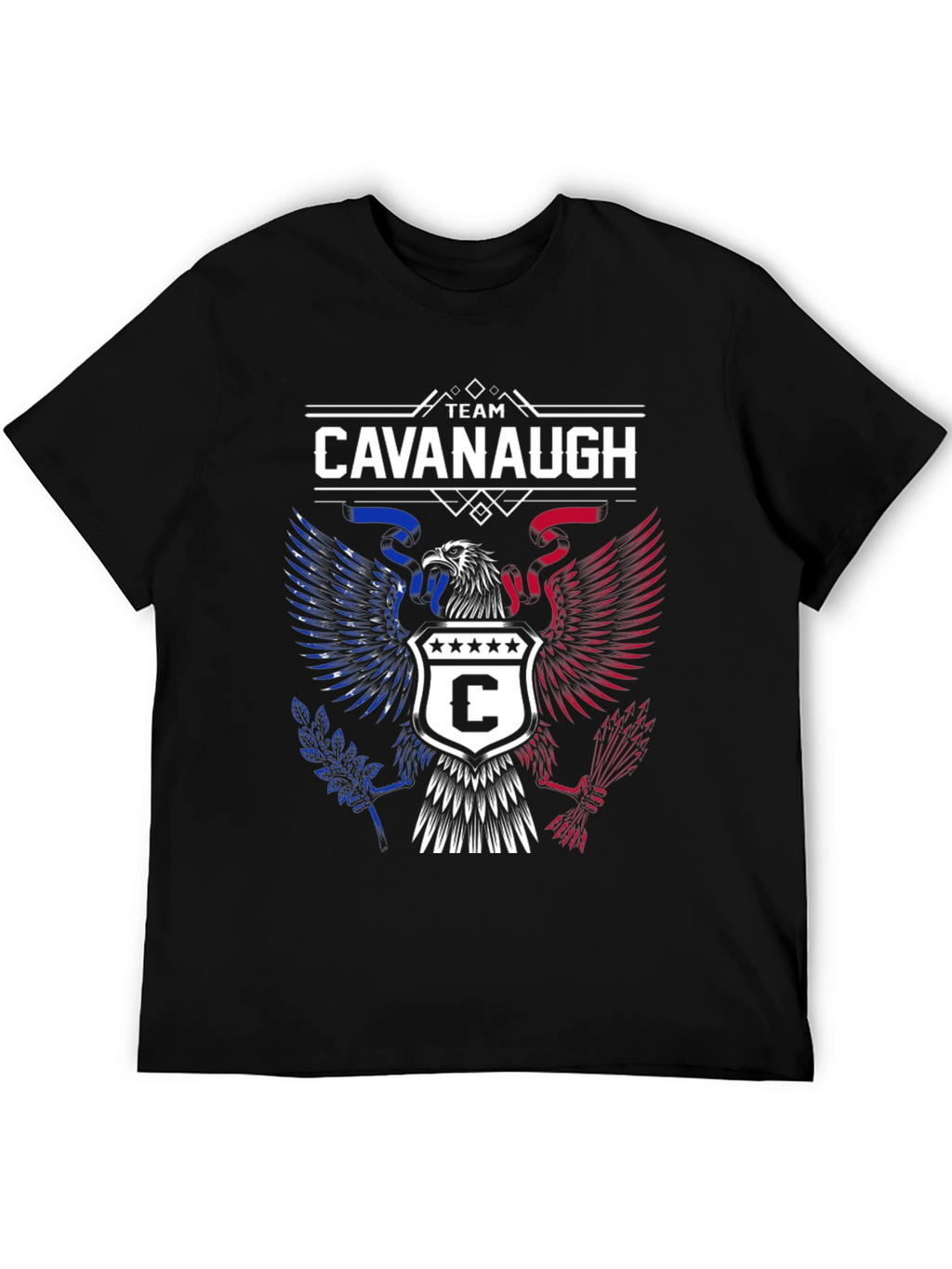 Team Cavanaugh Eagle Graphic T-Shirt - Patriotic Style