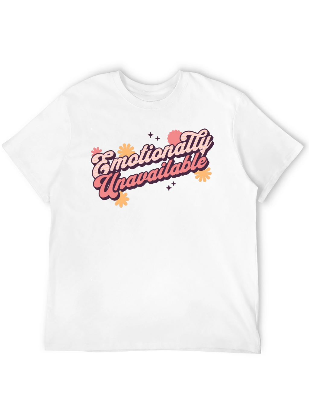 Emotionally Unavailable Graphic T-Shirt - Black