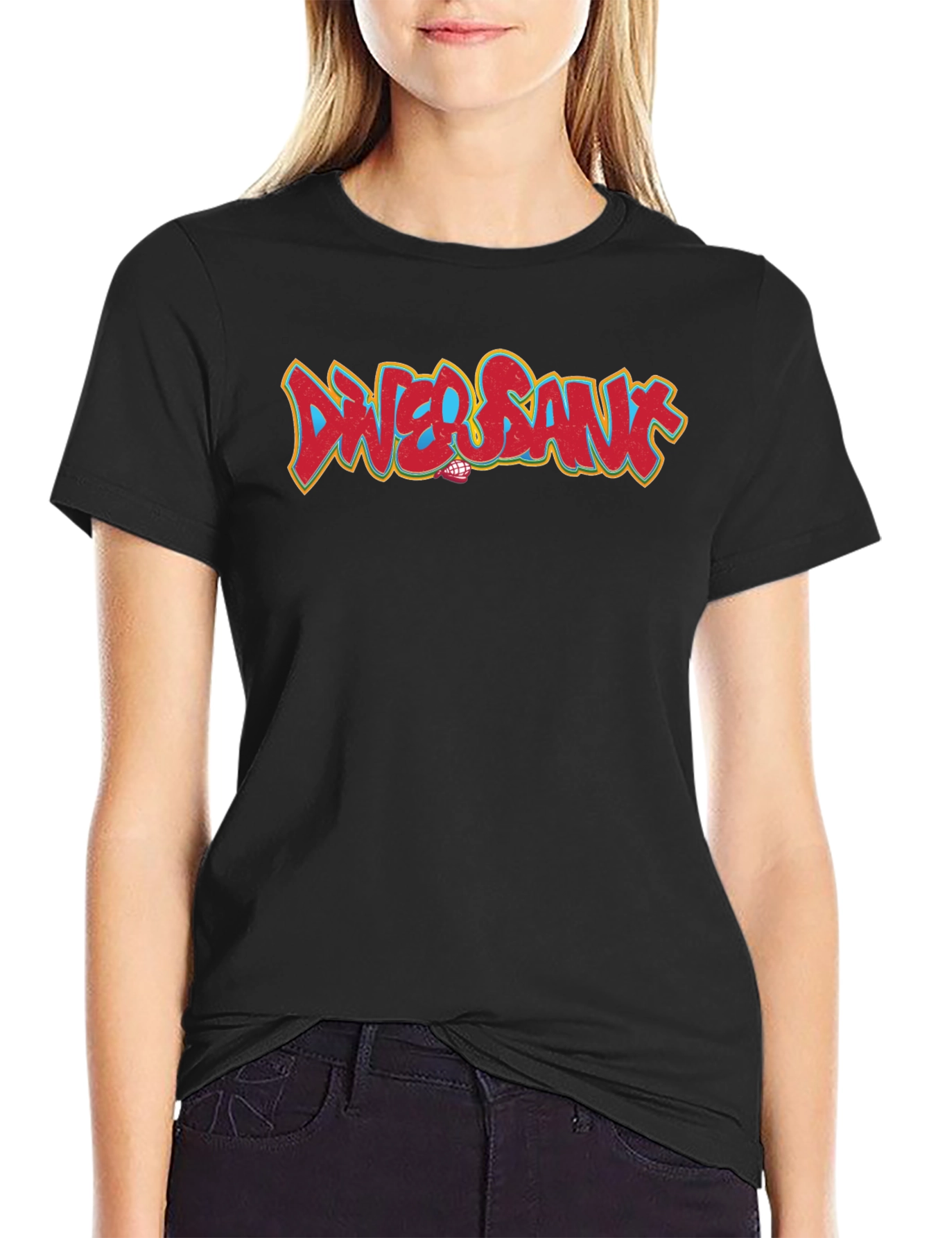 Dwer Sanx Graphic T-Shirt - Mens Casual Tee