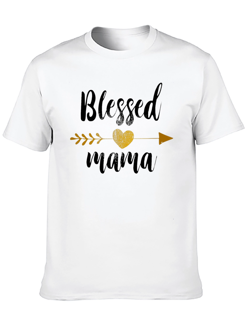 Blessed Mama T-Shirt - Arrow Heart Graphic Tee