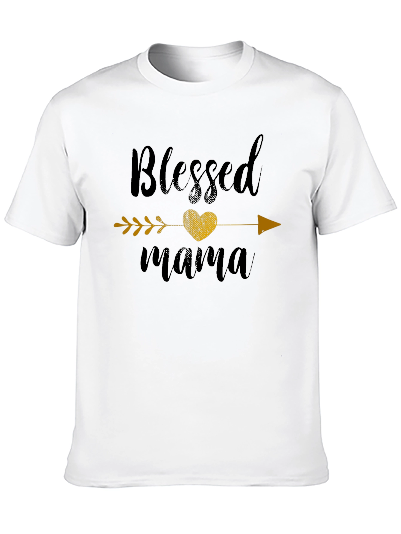 Blessed Mama T-Shirt - Arrow Heart Graphic Tee