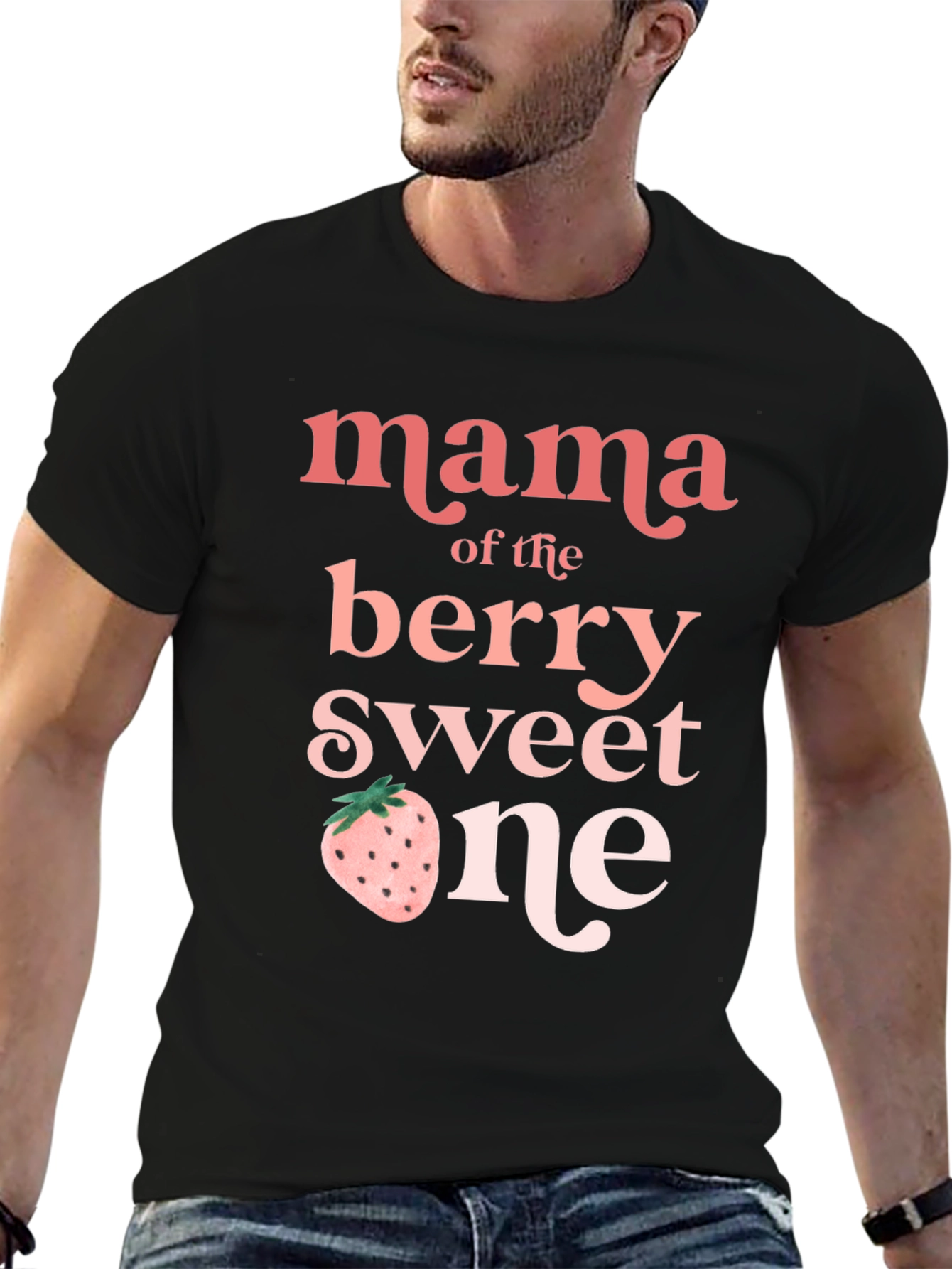 Mama of the Berry Sweet One Graphic Tee