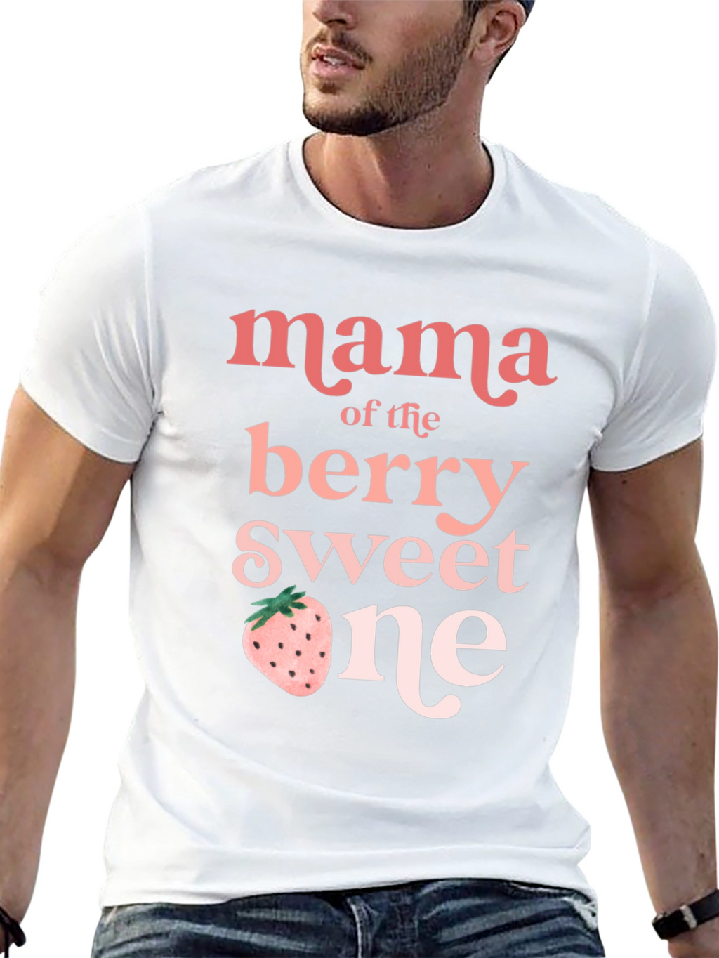 Mama of the Berry Sweet One Graphic Tee