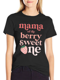 Mama of the Berry Sweet One Graphic Tee