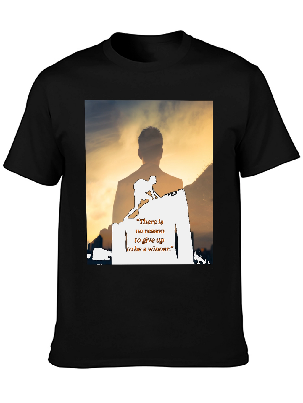 Motivational Graphic Print T-Shirt