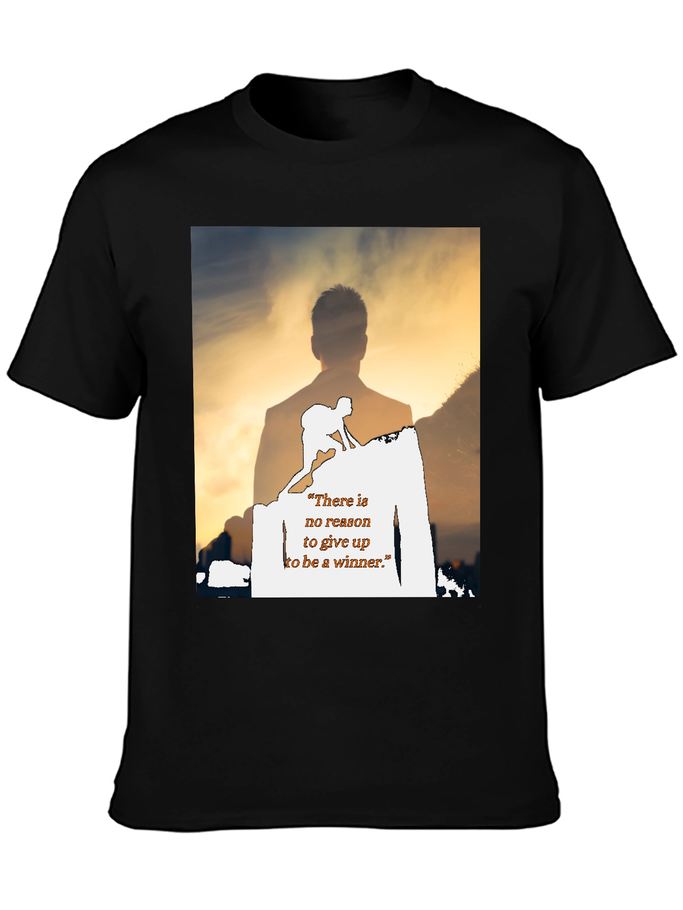Motivational Graphic Print T-Shirt
