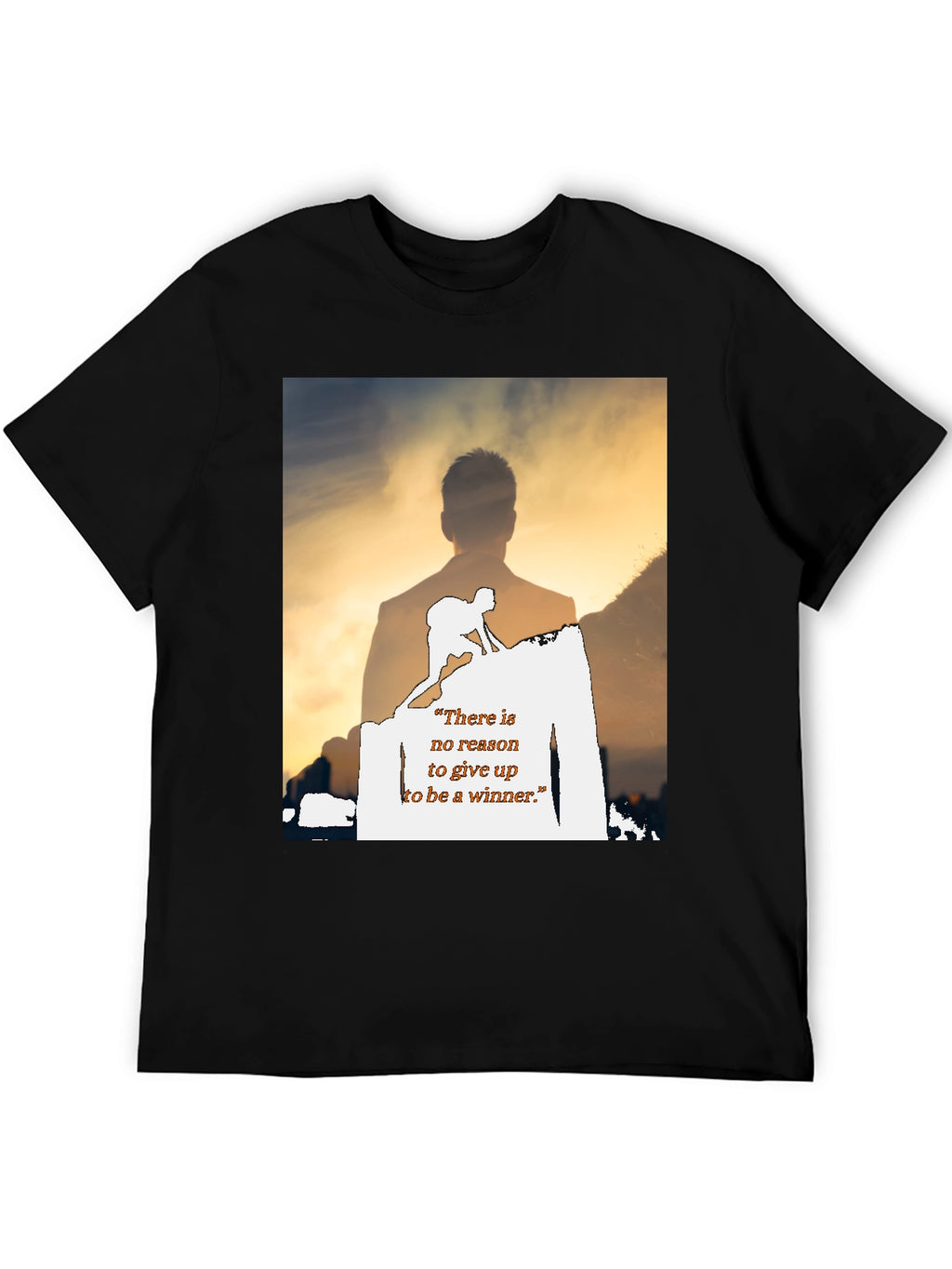 Motivational Graphic Print T-Shirt