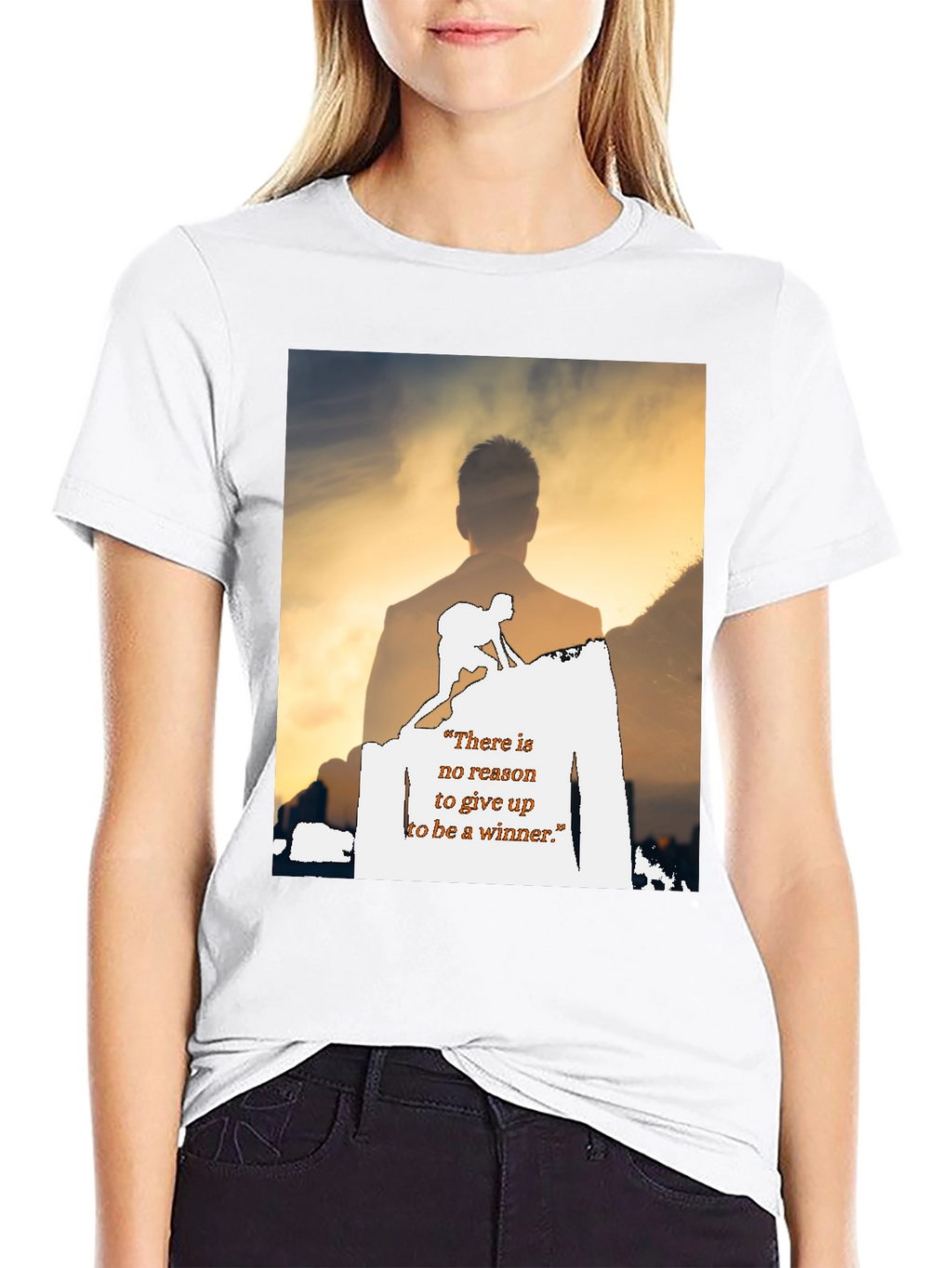 Motivational Graphic Print T-Shirt