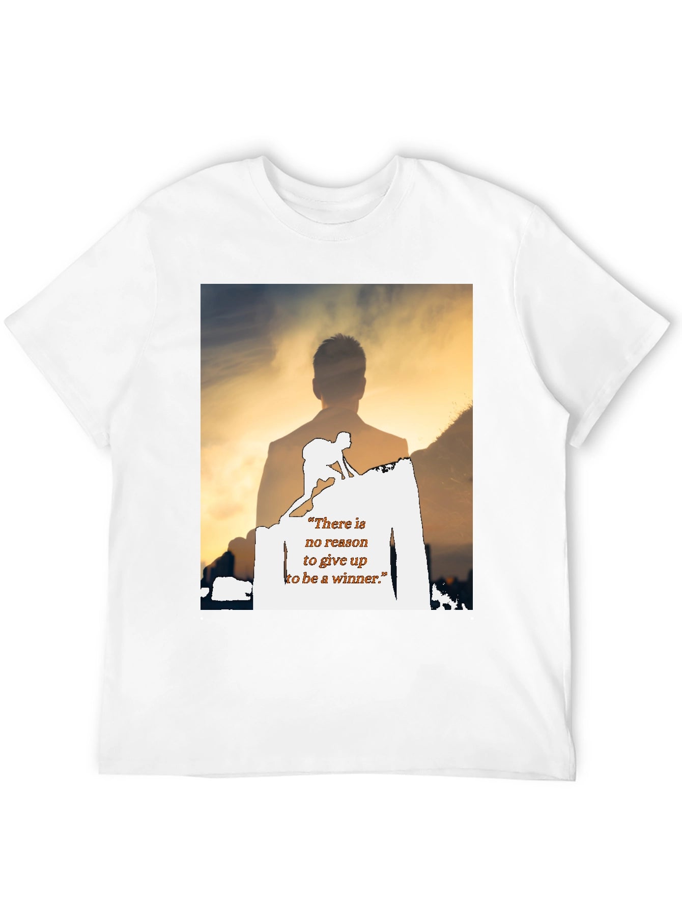 Motivational Graphic Print T-Shirt