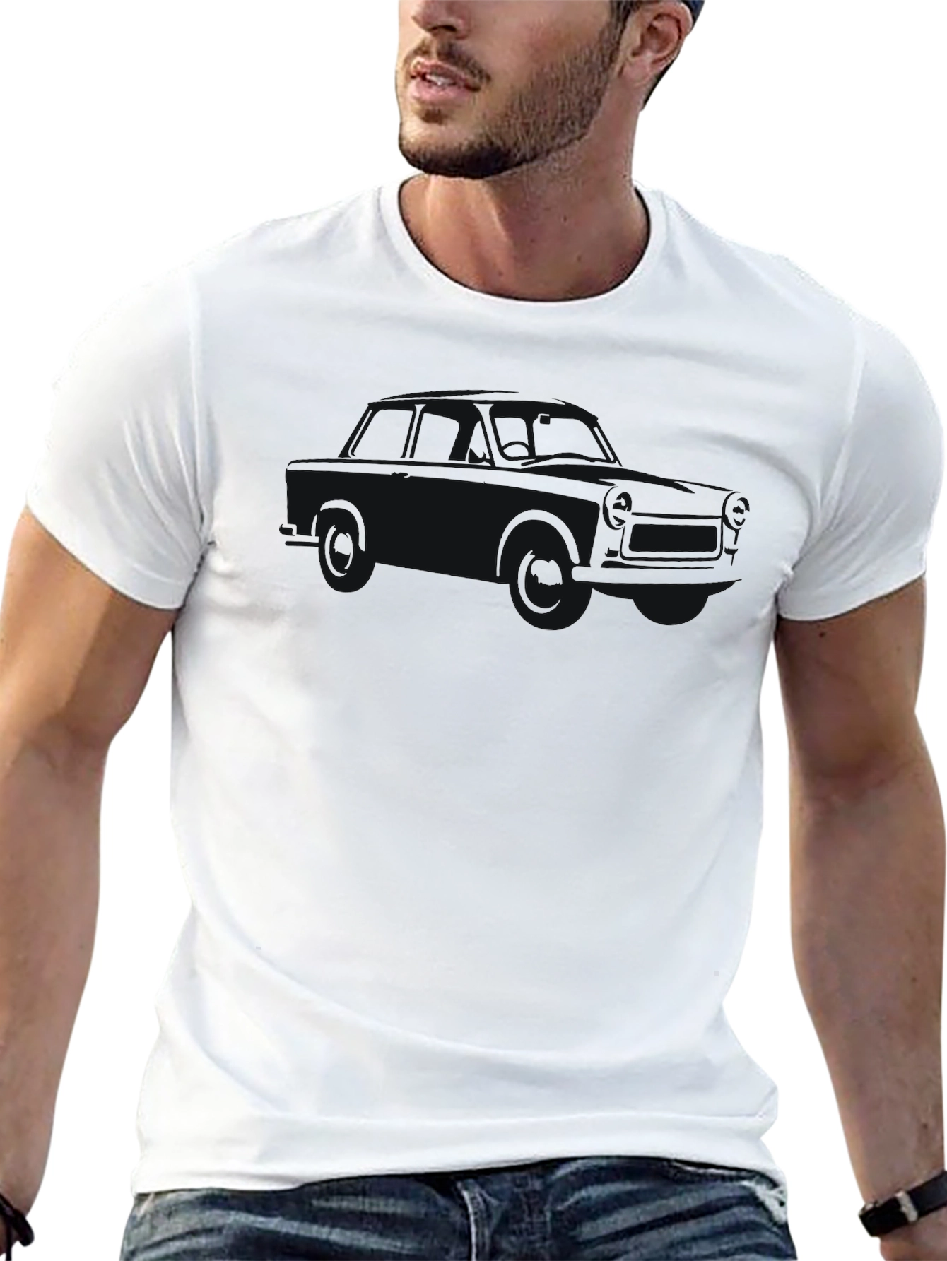 Classic Black Crew Neck Tee