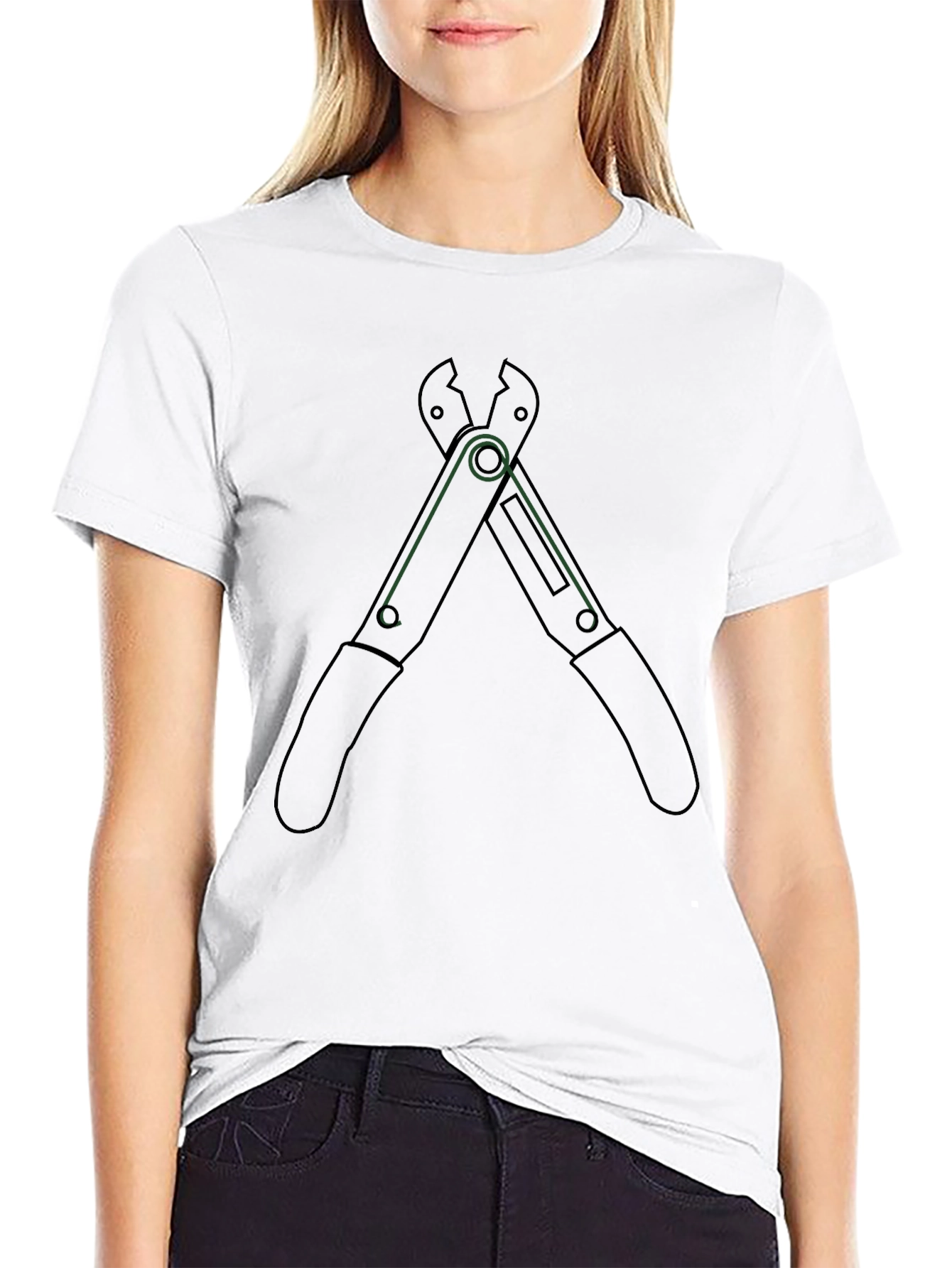 Pliers Graphic Tee - Cool Tool Design