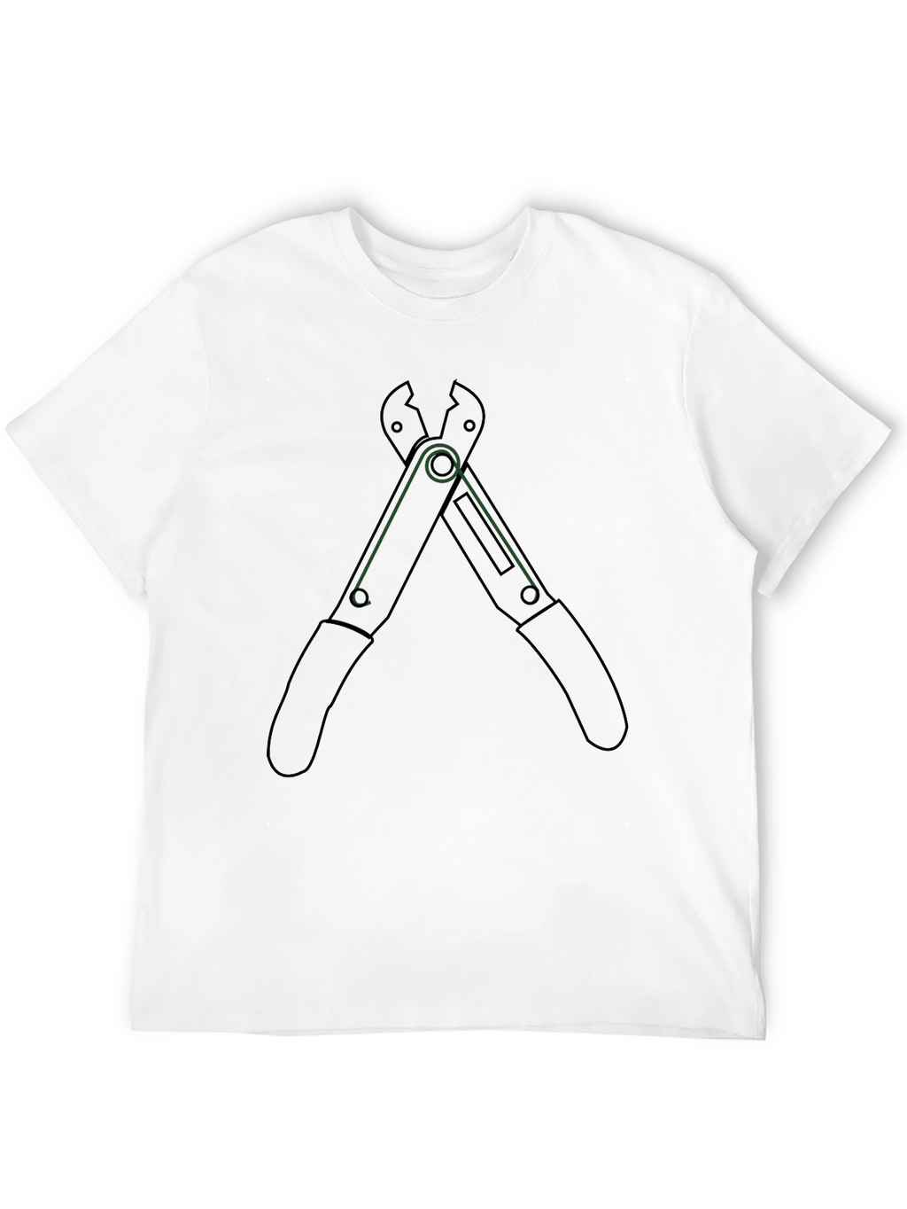 Pliers Graphic Tee - Cool Tool Design