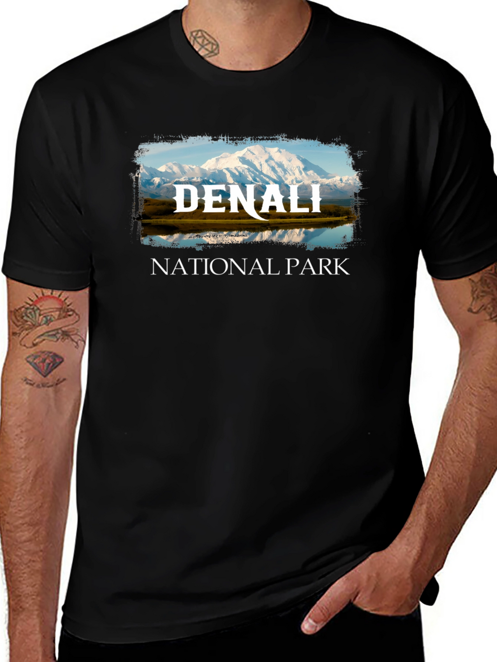 Denali National Park Black T-Shirt