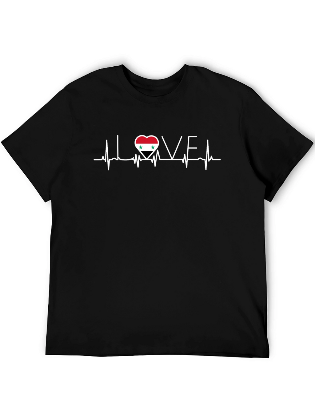 Syria Love Heartbeat T-Shirt