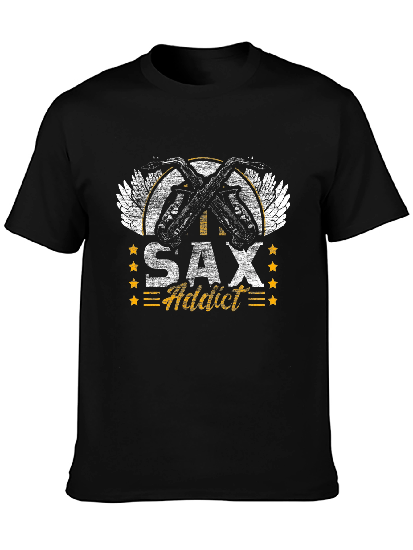 Sax Addict T-Shirt - Musician Style