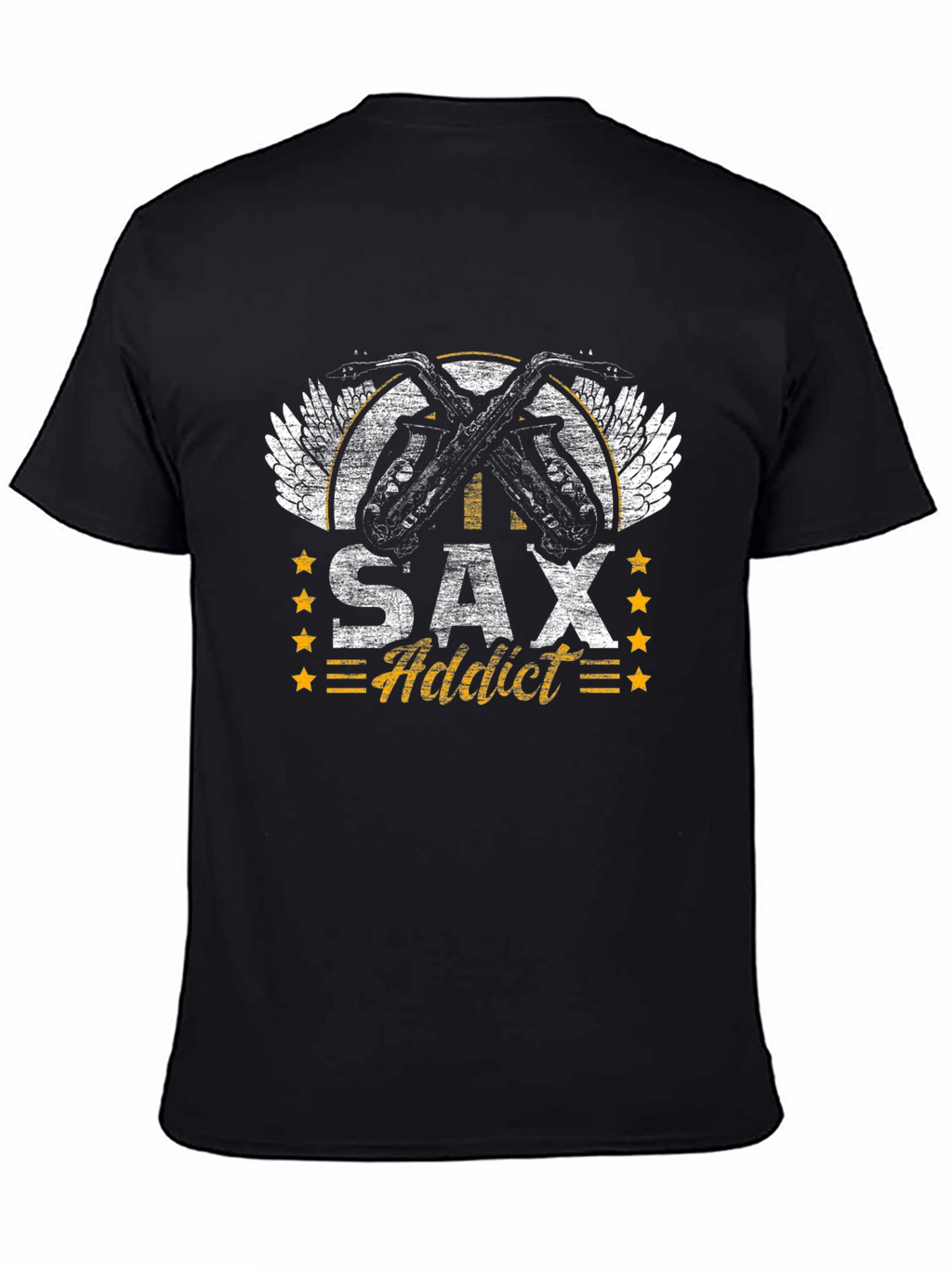 Sax Addict T-Shirt - Musician Style