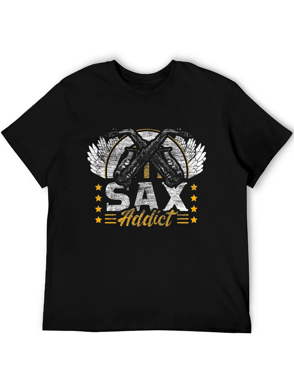 Sax Addict T-Shirt - Musician Style