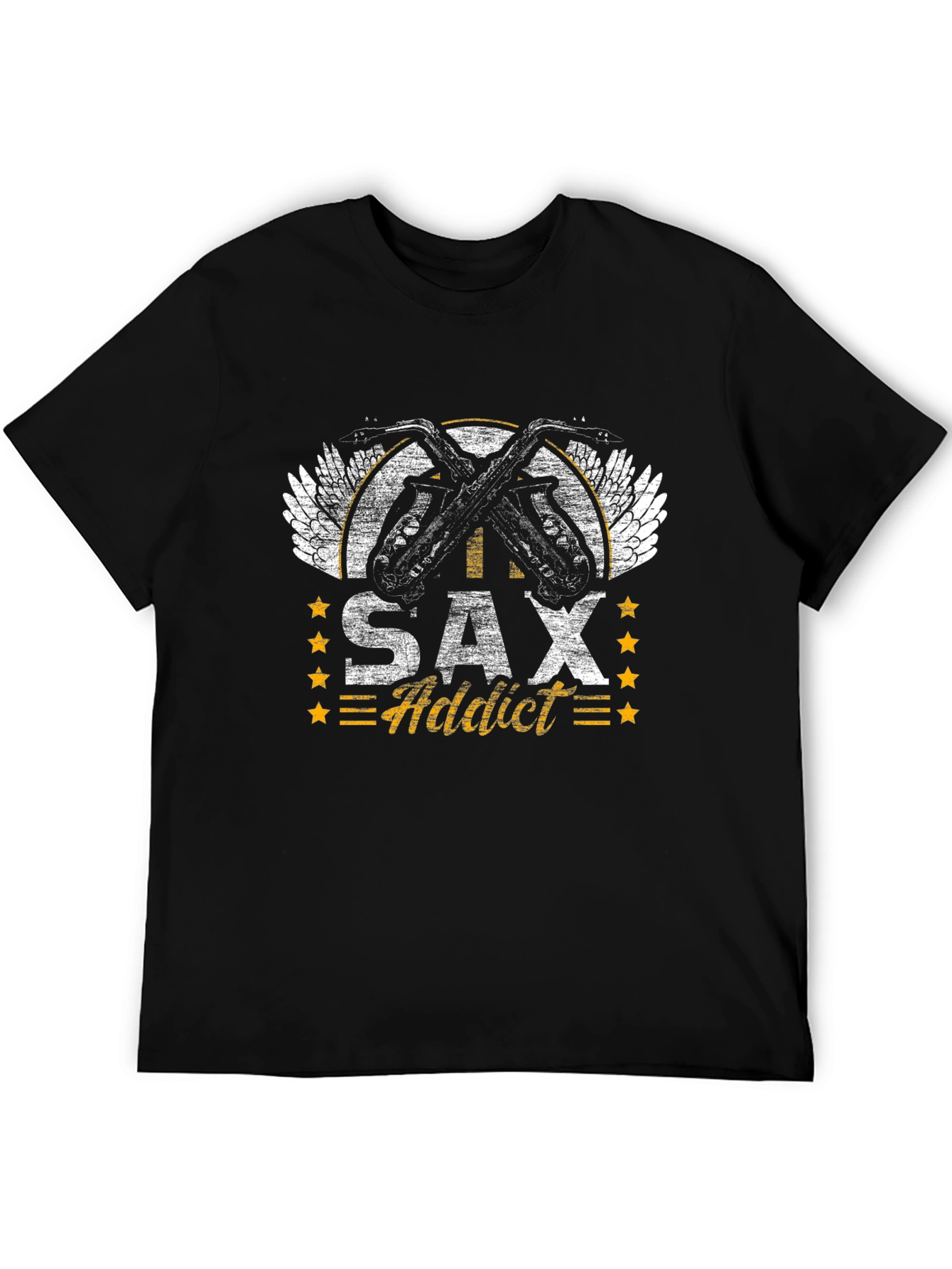 Sax Addict T-Shirt - Musician Style