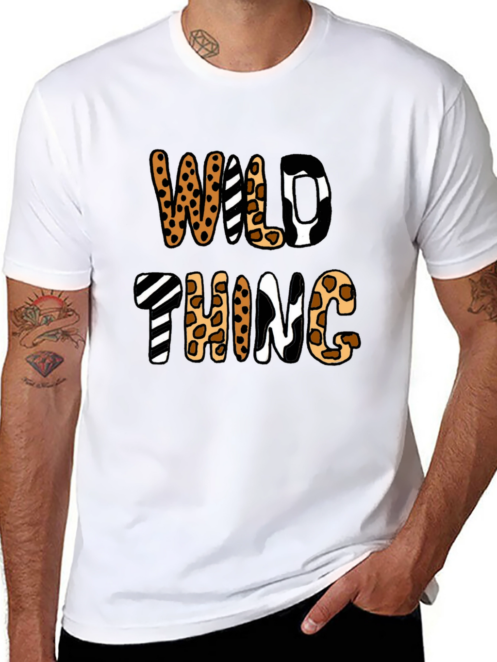 Wild Thing Graphic T-Shirt - Black