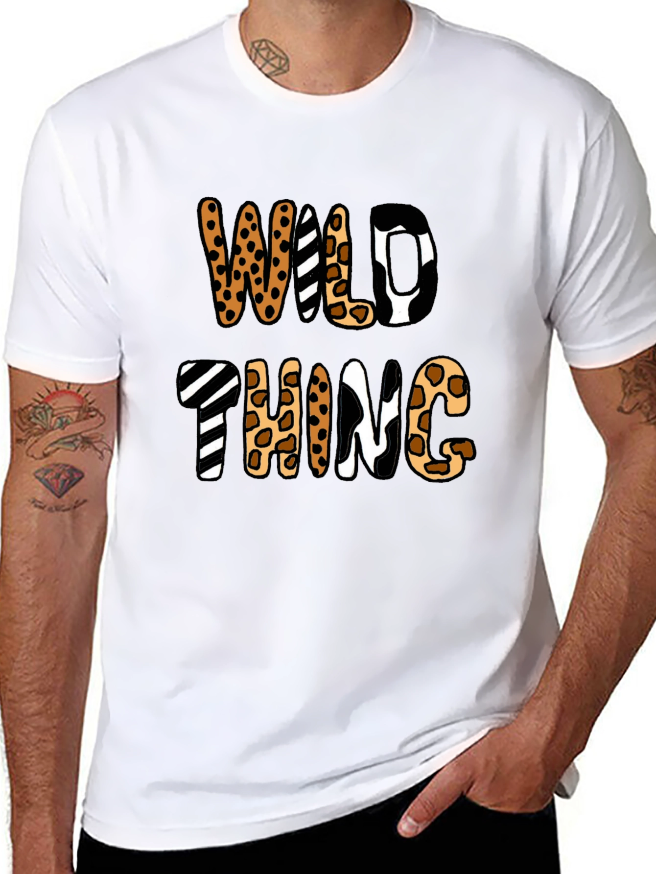 Wild Thing Graphic T-Shirt - Black